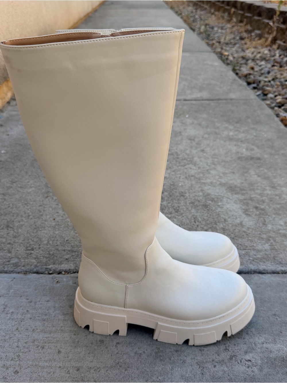 Public Desire knee high boots
